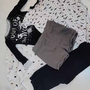 5/$30 Pajama Bundle 1 Set 1 Top 1 Bodysuit 1 Pants 1 Shorts